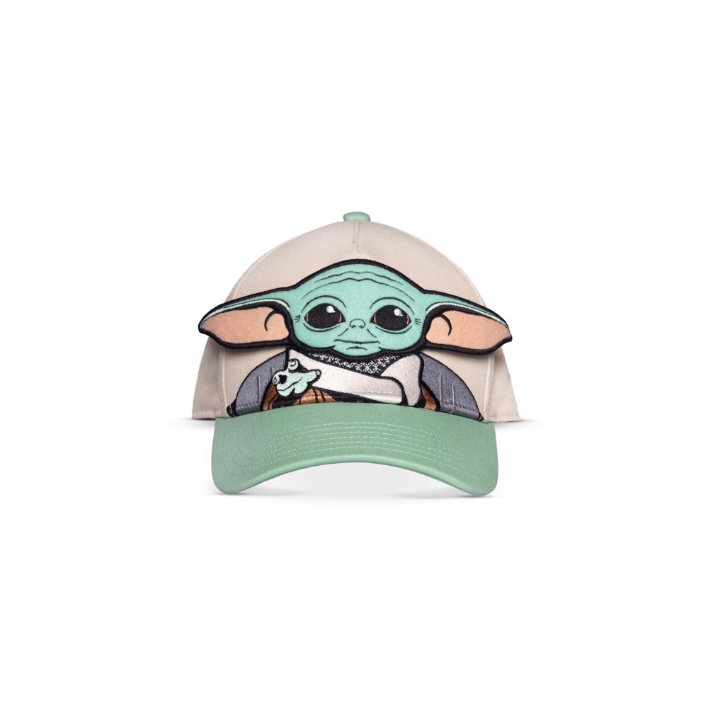 Disney Star Wars The Mandalorian - Grogu Casquette Snapback - Vert/Multicolore